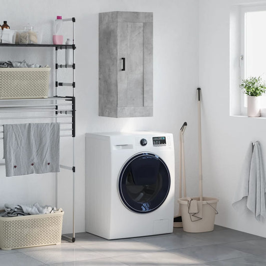 Vægskab 34,5X34X90 Cm Konstrueret Træ