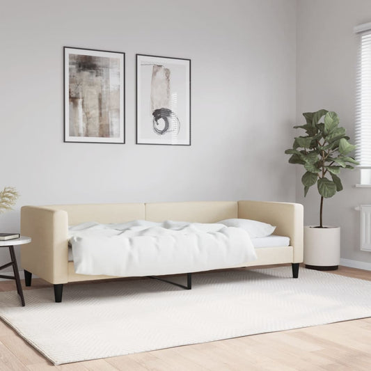 Daybed Stof Farvet Creme