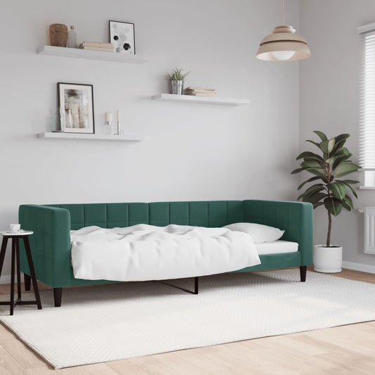 Daybed Velour Mørkegrøn