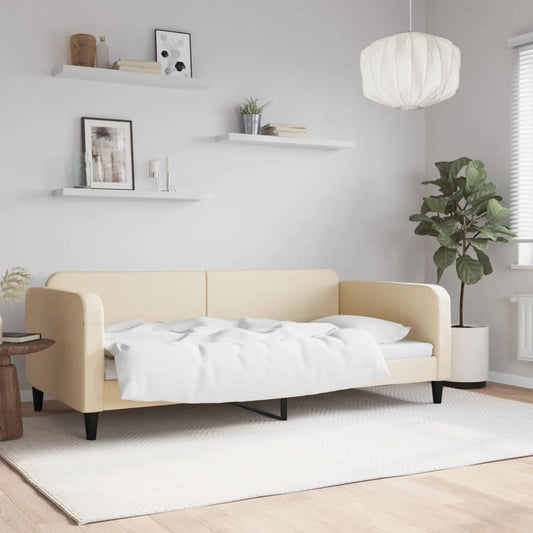 Daybed Stof Farvet Creme
