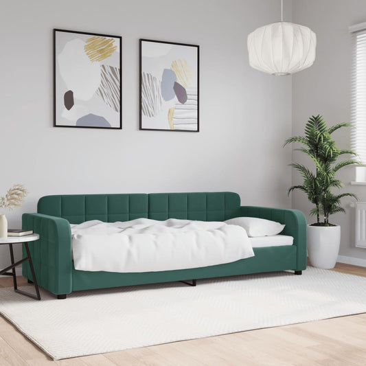 Daybed Velour Mørkegrøn