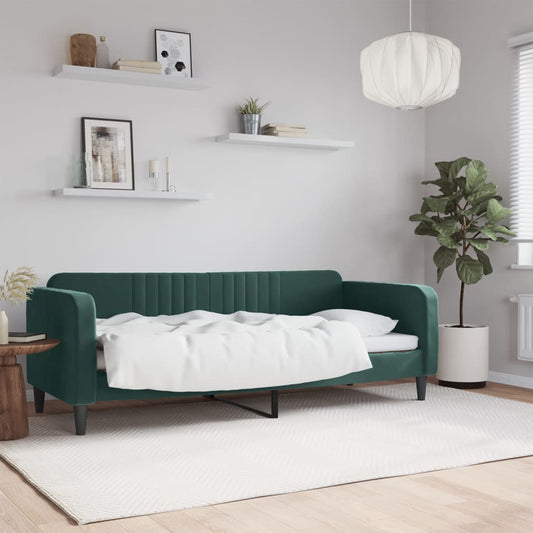 Daybed Velour Mørkegrøn