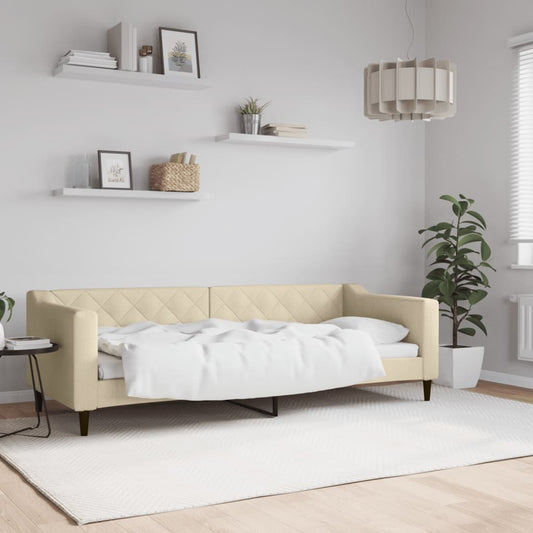 Daybed Stof Farvet Creme