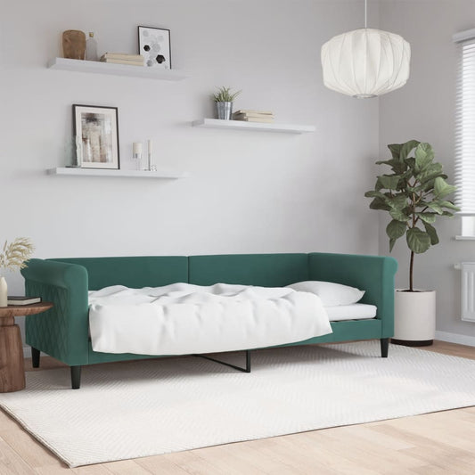 Daybed Velour Mørkegrøn