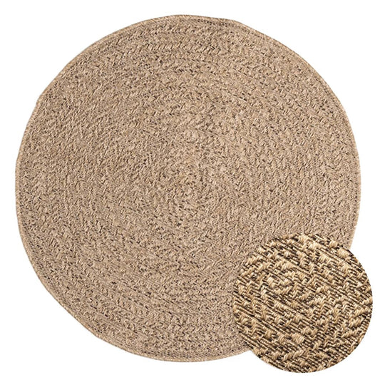 Gulvtæppe Zizur 90 Cm Jute-Look Indendørs Og Udendørs Brun