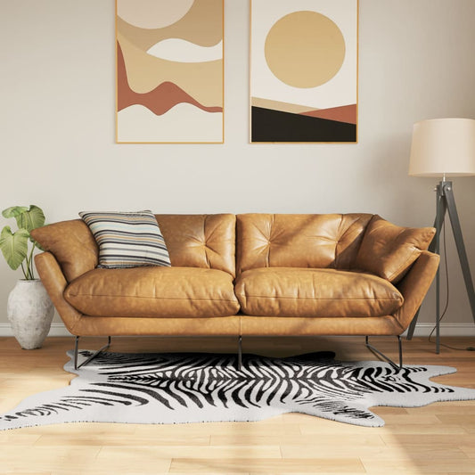 Gulvtæppe 120X170 Cm Vaskbart Zebrastriber