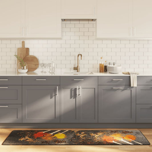 Køkkentæppe 60X180 Cm Vaskbart Og Skridsikkert Flerfarvet