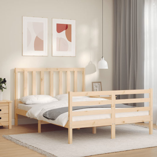 Sengeramme Uden Madras Massivt Fyrretræ