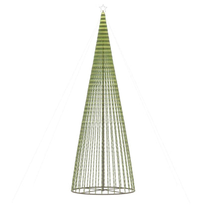 LED-juletræ 1544 LED'er 500 Cm Varmt Hvidt Lys - Billede 3