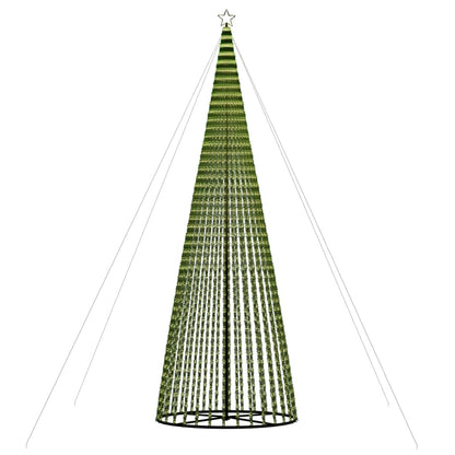 LED-juletræ 1544 LED'er 500 Cm Varmt Hvidt Lys - Billede 4