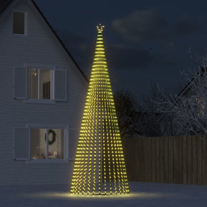 LED-juletræ 1544 LED'er 500 Cm Varmt Hvidt Lys - Hovedbillede