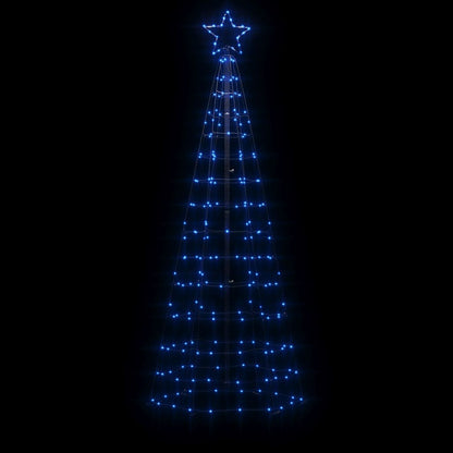 LED-juletræ Med Spyd 220 LED'er 180 Cm Blåt Lys - Billede 3