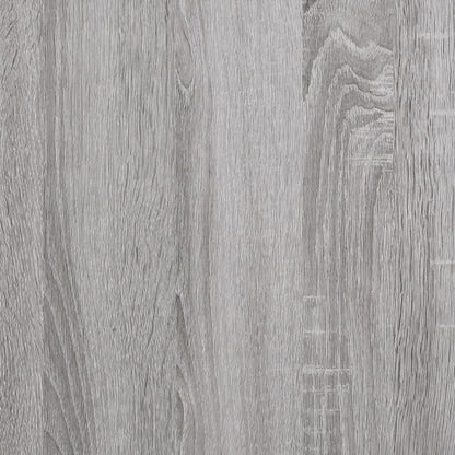 Væghylder 2 Stk. 60X25X25,5 Cm Konstrueret Træ Grå Sonoma-Eg