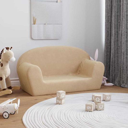 2-Personers Sofa Til Børn Blødt Plys