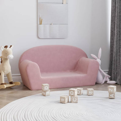 2-Personers Sofa Til Børn Blødt Plys
