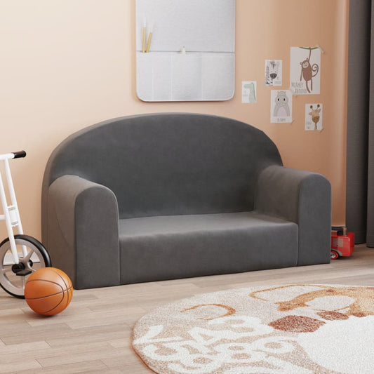 2-personers Sofa Til Børn Blødt Plys - Hovedbillede