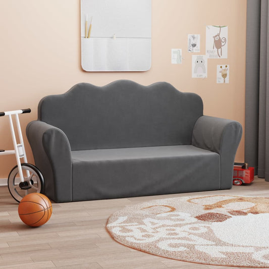2-personers Sofa Til Børn Blødt Plys - Hovedbillede