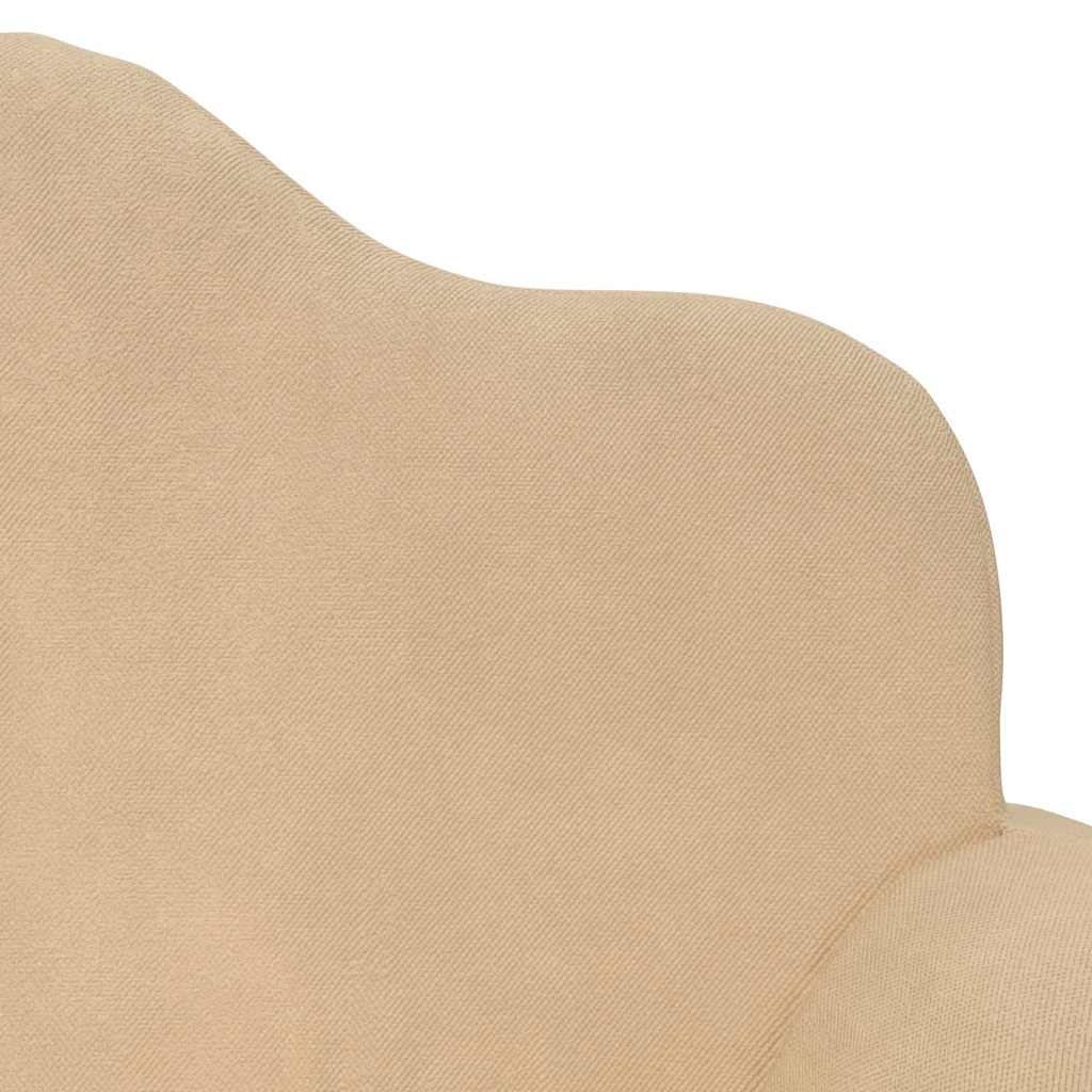2-Personers Sofa Til Børn Blødt Plys Med Stjerner