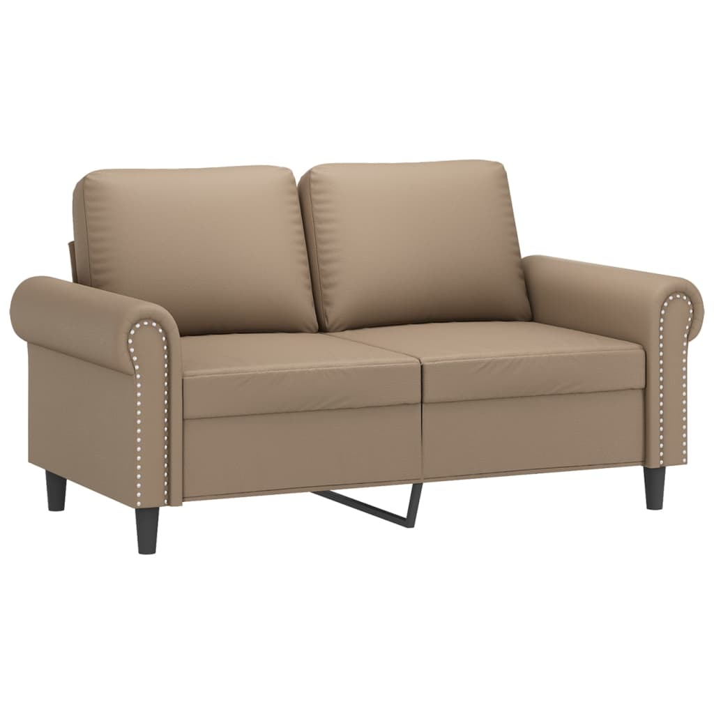2-personers Sofa Med Pyntepuder Kunstlæder - Billede 4