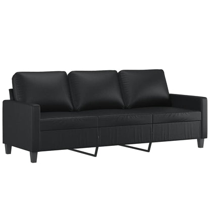 3-personers Sofa med Fodskammel 180 Cm Kunstlæder - billede 5