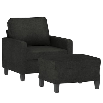 Sofastol Med Fodskammel 60 Cm Stof