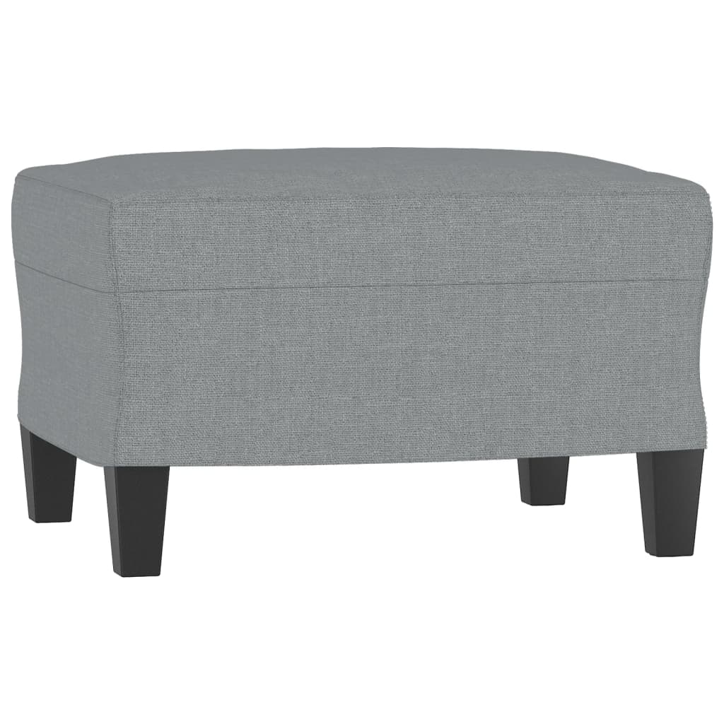 3-Personers Sofa Med Fodskammel 180 Cm Stof