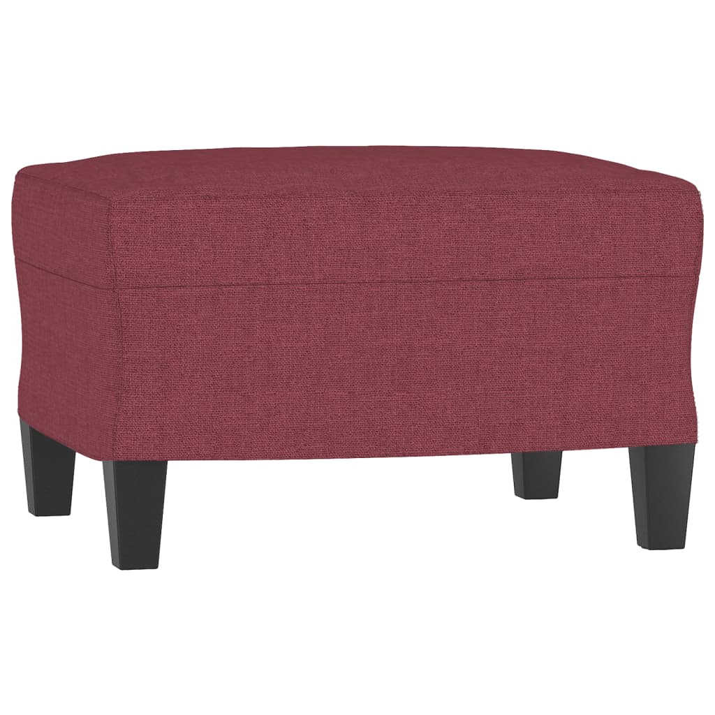 3-Personers Sofa Med Fodskammel 180 Cm Stof