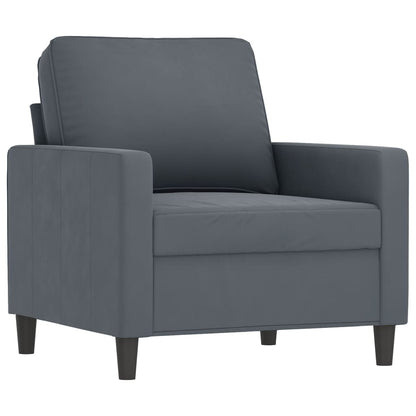 Sofastol Med Fodskammel 60 Cm Velour