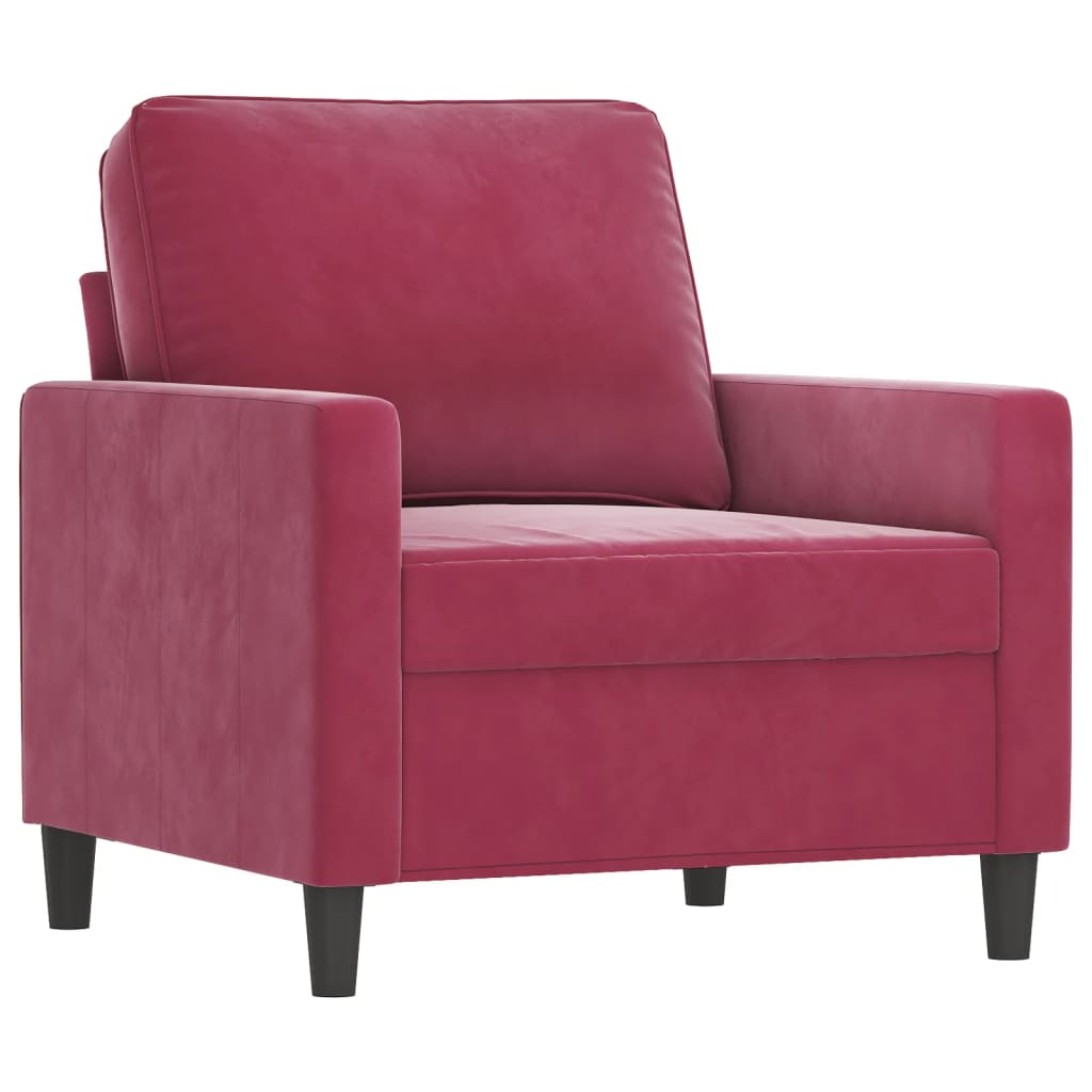 Sofastol Med Fodskammel 60 Cm Velour
