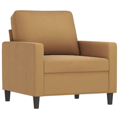 Sofastol Med Fodskammel 60 Cm Velour