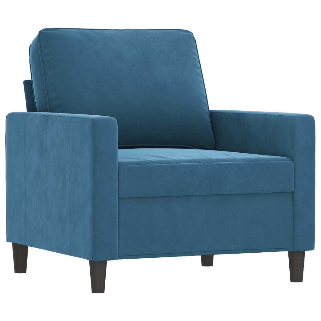 Sofastol Med Fodskammel 60 Cm Velour