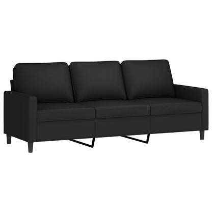 3-Personers Sofa Med Fodskammel 180 Cm Velour