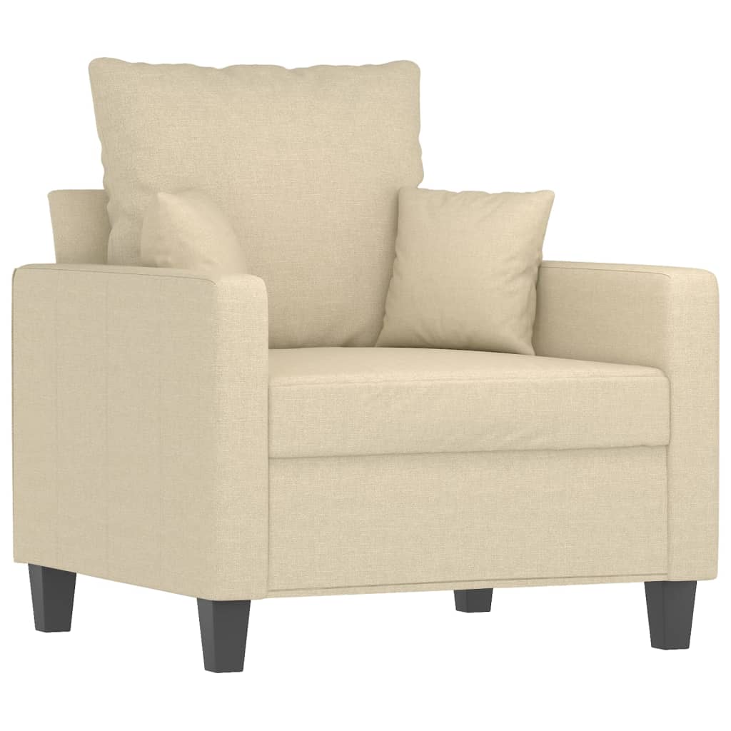 Sofastol Med Fodskammel 60 Cm Stof