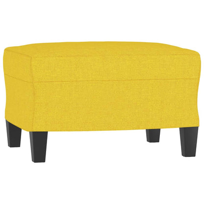 3-Personers Sofa Med Fodskammel 180 Cm Stof