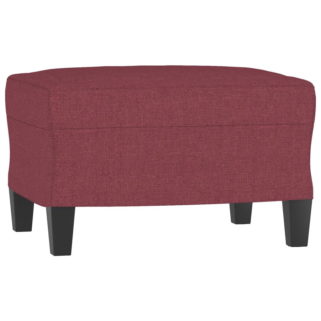 3-Personers Sofa Med Fodskammel 180 Cm Stof