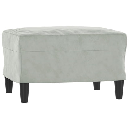 Sofastol Med Fodskammel 60 Cm Velour