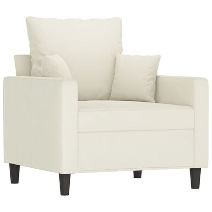 Sofastol Med Fodskammel 60 Cm Velour