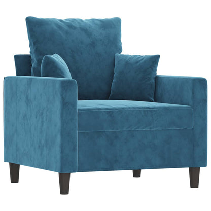 Sofastol Med Fodskammel 60 Cm Velour