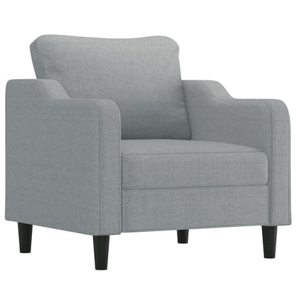 Sofastol Med Fodskammel 60 Cm Stof