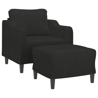 Sofastol Med Fodskammel 60 Cm Stof