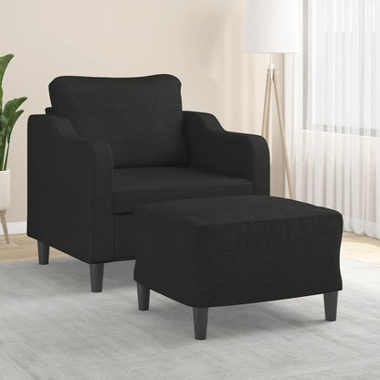 Sofastol Med Fodskammel 60 Cm Stof