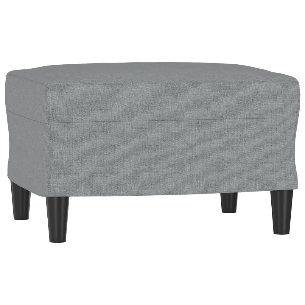 3-Personers Sofa Med Fodskammel 180 Cm Stof