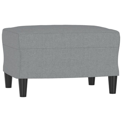 3-Personers Sofa Med Fodskammel 180 Cm Stof