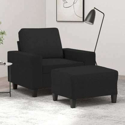 Sofastol Med Fodskammel 60 Cm Stof
