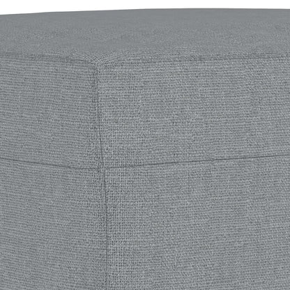 3-Personers Sofa Med Fodskammel 180 Cm Stof