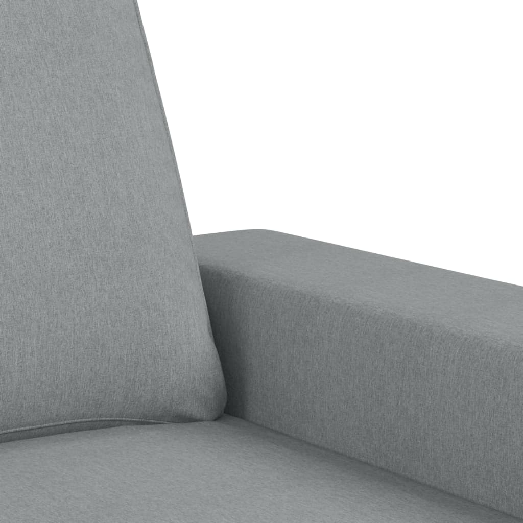3-Personers Sofa Med Fodskammel 180 Cm Stof