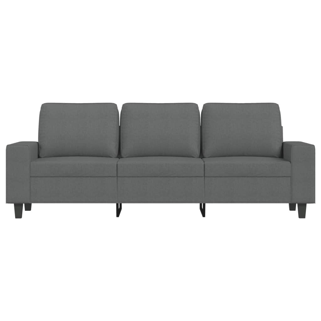 3-Personers Sofa Med Fodskammel 180 Cm Stof