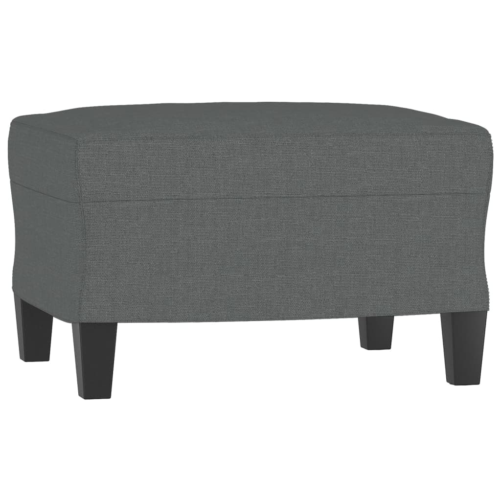 3-Personers Sofa Med Fodskammel 180 Cm Stof