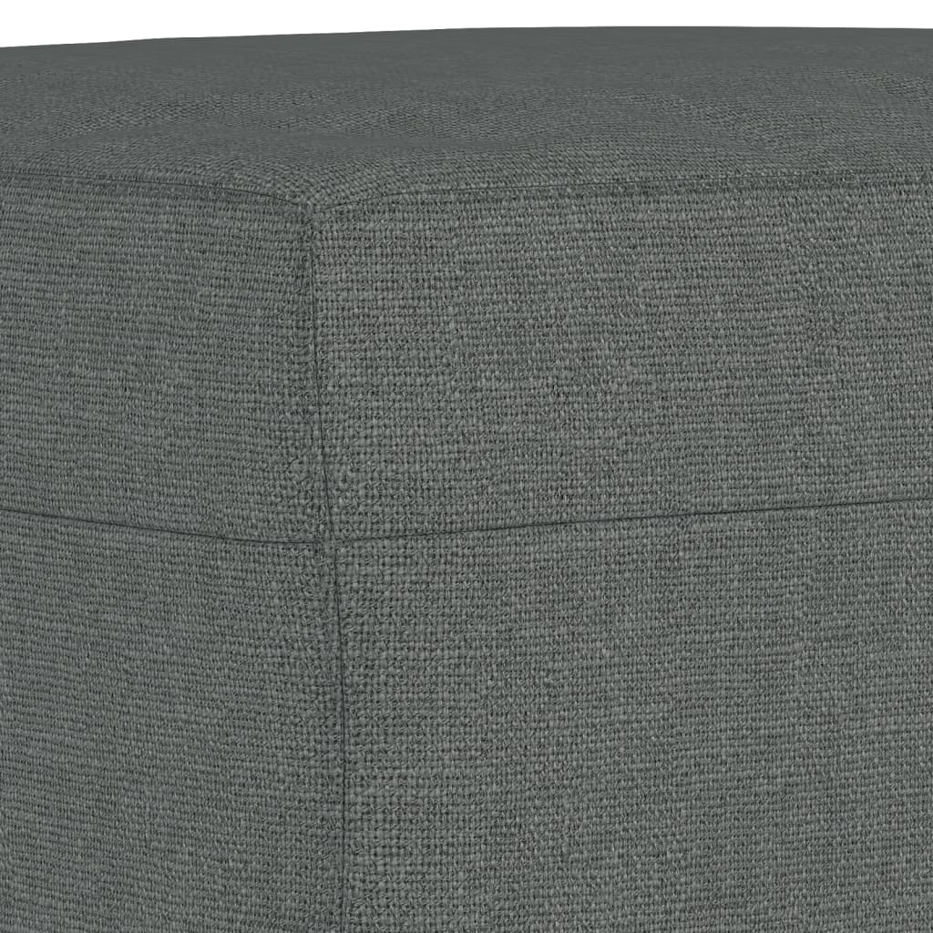 3-Personers Sofa Med Fodskammel 180 Cm Stof