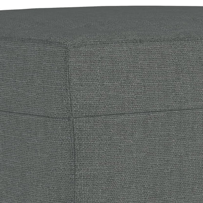 3-Personers Sofa Med Fodskammel 180 Cm Stof